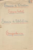 Comissão de Viticultura. Serviço central. Serviço de Estatística. Correspondência