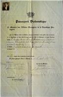 Passport Diplomatique Le ministre des Affaires Etrangères de la République Portuguaise… a Daniel Rodrigues, ancien Ministre des Finances, Administrateur de la Caixa Geral dos Depósitos