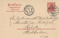 Bilhete-postal de Vicente Pinheiro Lobo Machado de Melo e Almada