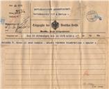 Telegrama de Norbert Salter para Visconde de Pindela