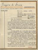 Ofício de Joaquim Sousa dirigido ao Presidente da Câmara de V.N. de Famalicão