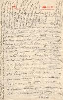 Minuta de carta de Vicente Pinheiro Lobo Machado de Melo e Almada