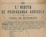 A 1ª visita de propaganda agrícola na linha de Guimarães