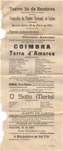 Récita extraordinária em homenagem a Vicente Arnoso ilustre auctor da lindissina e festejada evocação..."Coimbra Terra de Amores"