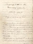 Manifesto dos Estudantes da Universidade de Coimbra - 1862-1863: À oppinião illustrada do paíz.
