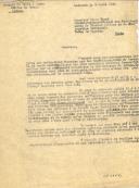Minuta de ofício para Louis Bergé de António da Penha e Costa