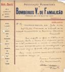 Ofício de Artur Macedo, 2º Comandante da AHBVF, dirigido ao Presidente da Direcção