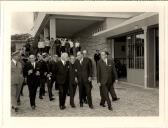Inauguração do novo quartel com Ministro do Interior Santos Júnior e Hilário Carvalho, direção e Presidente da Câmara Padre Benjamim Salgado