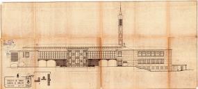 Projecto da Câmara Municipal de Famalicão - Fachada Posterior - 8
