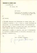 Ofício da Comissão Promotora das Solenidades da Semana Santa de Famalicão dirigido ao Presidente da Direcção dos Bombeiros Voluntários de Famalicão