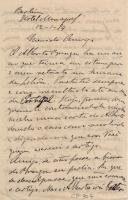 Minuta de carta de Vicente Pinheiro Lobo Machado de Melo e Almada