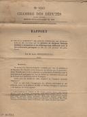 Chambre des Députés, huitième législature session extraordinaire de 1903. Rapport fait ...par M. Louis Henrique-Duluc