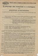 O Emprego das máquinas e a ensilagem nas pequenas propriedades (a proposito das visitas à Quintas da Lameira em Vilar do Pinheiro e à Escola Agrícola de Santo Tirso)