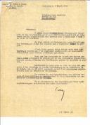 Ofício para Noel Dorville de António Penha e Costa 