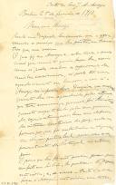 Minutas de cartas de Vicente Pinheiro Lobo Machado de Melo e Almada 