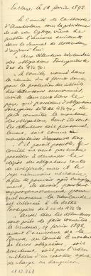 Notas sobre atividade diplomática em Haia