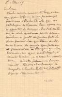 Carta que António Vicente Leal Sampaio recebeu de Alberto Sampaio
