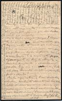Minuta de carta de Vicente Pinheiro Lobo Machado de Melo e Almada