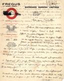 Ofício para 3º Visconde de Pindela de António da Penha e Costa