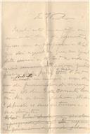 Minuta de carta de Vicente