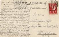 Postal de Vicente Pinheiro Lobo Machado de Melo e Almada