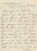 Carta para Vicente