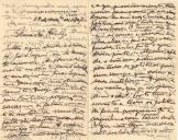Minuta de carta de Vicente Pinheiro Lobo Machado de Melo e Almada