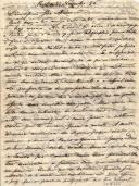 Minuta de carta de Vicente Pinheiro Lobo Machado de Melo e Almada
