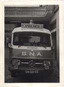 Ambulância Mercedes GN 22-50 na inauguração do novo quartel