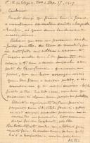 Carta que António Vicente Leal Sampaio recebeu de Alberto Sampaio