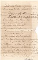 Lista das pessoas a quem se deu parte do ajuste de casamento