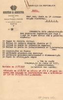 Cópia de ofício para Engº Chefe da 1ª Circunscrição Florestal do Porto, de Gabriel Santos 