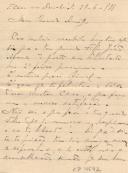 Carta e minuta de carta de Vicente Pinheiro Lobo Machado de Melo e Almada 