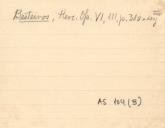 Besteiros, Herc. Op. VI, III, p. 310 e seg.tes