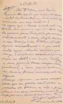 Minuta de carta de Vicente Pinheiro Lobo Machado de Melo e Almada