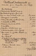 Material pulverizante que mandei para Capela em 1899