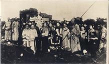 Cortejo do funeral da Imperatriz da China Cixi, em Pequim