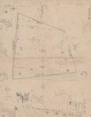 Desenho com medições de campo