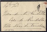 Carta e minuta de carta de Vicente Pinheiro Lobo Machado de Melo e Almada 