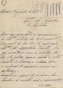 Carta para 3º Visconde de Pindela do Padre Antunes de Azevedo 