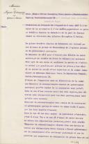 Traduction en français de l´exposé du 9 aout 1907 à l´affaire de la concession à l´ile Madère