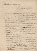 Minutas de cartas de Vicente Pinheiro para Alberto Eça de Queirós e Abel Andrade