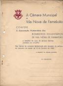 Atribuição da Câmara Municipal de Vila Nova de Famalicão da Medalha de Ouro de serviços distintos prestados ao concelho à AHBVF