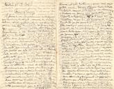 Minuta de carta de Vicente Pinheiro Lobo Machado de Melo e Almada