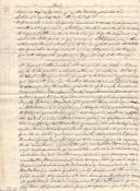 Minutas de carta de Carlos Bocage e de Vicente Pinheiro Lobo Machado de Melo e Almada