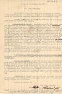 Ofício para 3º Visconde de Pindela de António da Penha e Costa