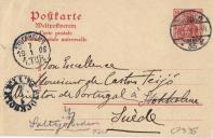 Bilhete-postal de Vicente Pinheiro Lobo Machado de Melo e Almada