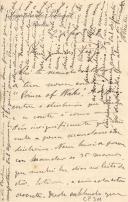 Minuta de carta de Vicente Pinheiro Lobo Machado de Melo e Almada