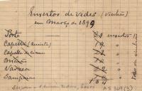 Enxertos de vides (vinhão) em Março de 1899