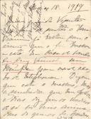 Carta para Vicente
